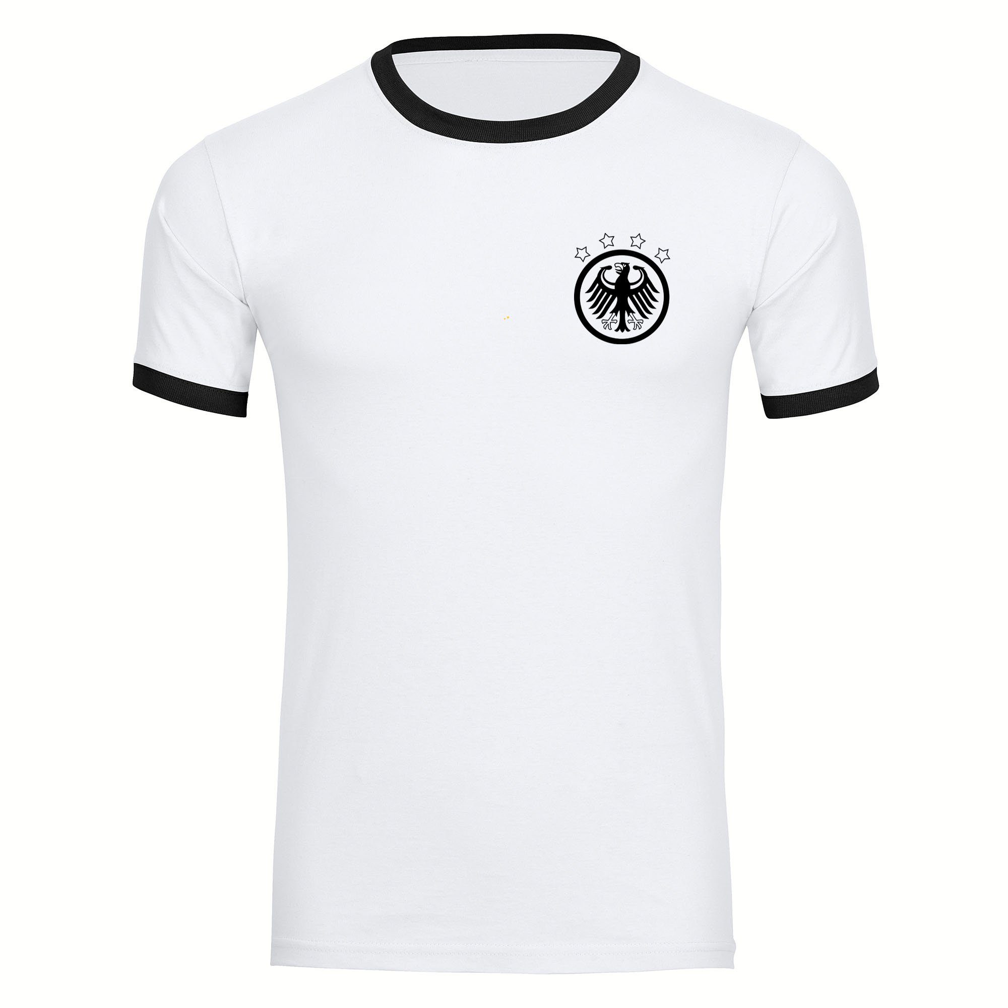 multifanshop T-Shirt Kontrast Deutschland - Adler günstig online kaufen