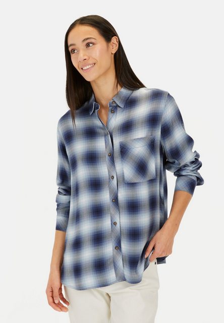 camel active Flanellhemd aus reiner Viskose Button-Down günstig online kaufen