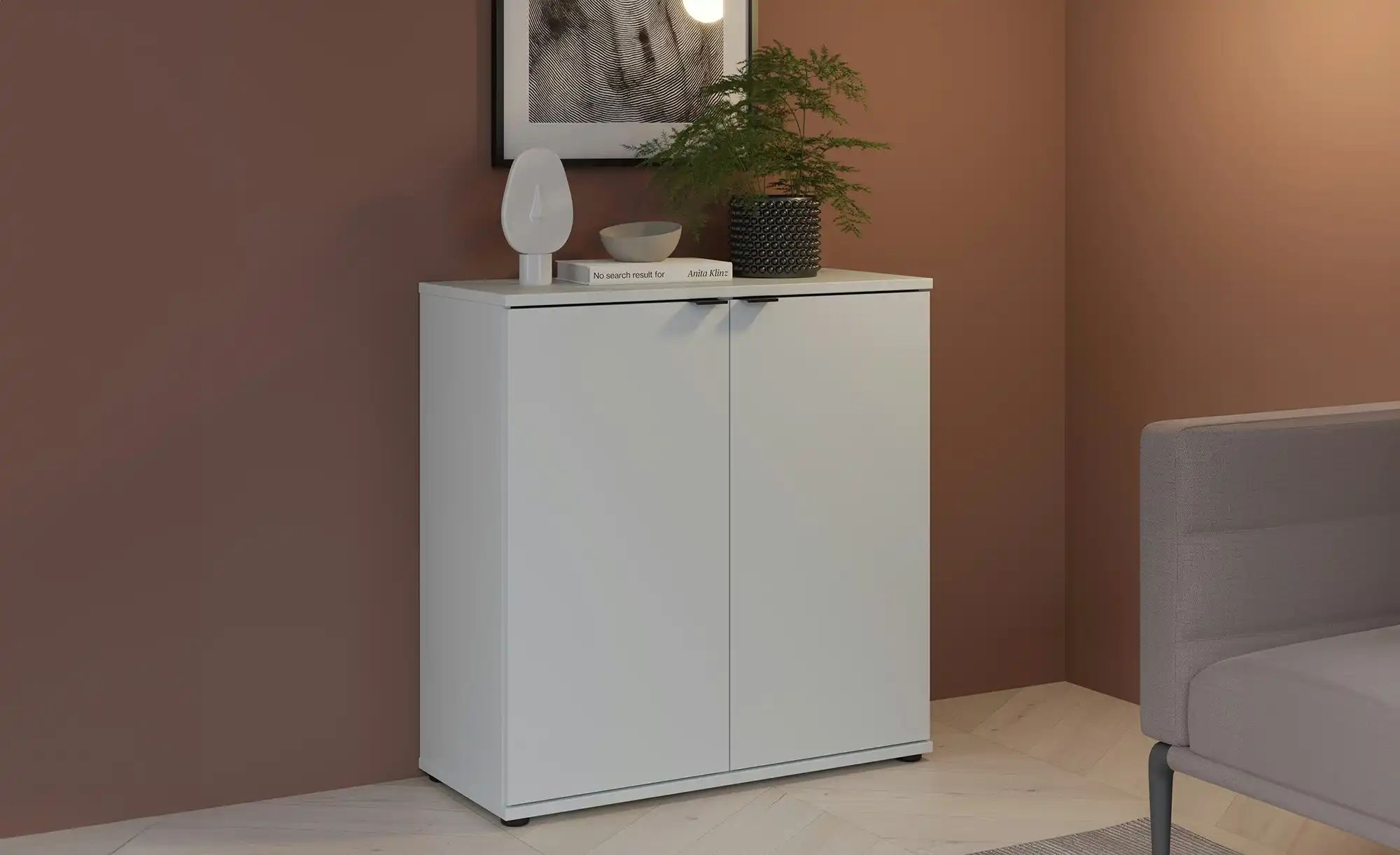 Sideboard  Gannano ¦ grau ¦ Maße (cm): B: 80,1 H: 82,3 T: 34.1 Kommoden & S günstig online kaufen