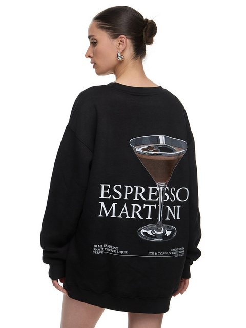 Worldclassca Sweatshirt Worldclassca Oversized Sweatshirt ESPRESSO Print La günstig online kaufen