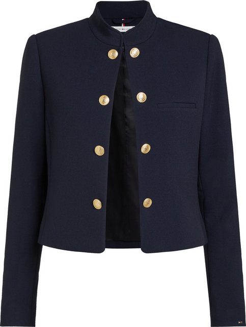 Tommy Hilfiger Kurzblazer PUNTO SHORT SB BLAZER JACKET mit goldfarbenen Knö günstig online kaufen