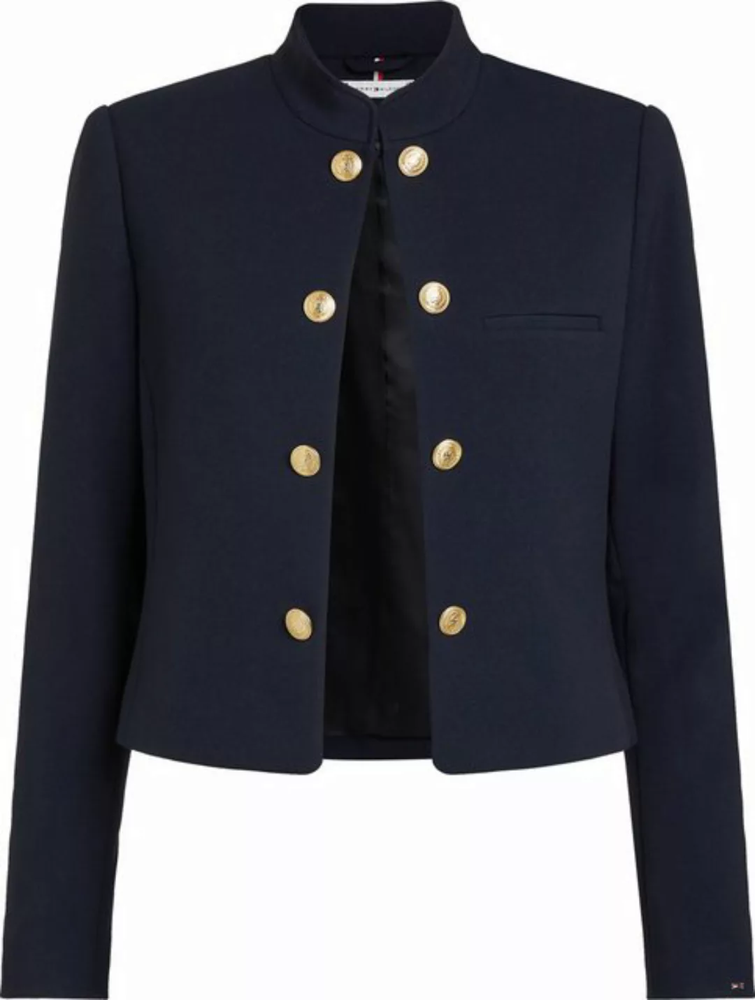 Tommy Hilfiger Kurzblazer PUNTO SHORT SB BLAZER JACKET mit goldfarbenen Knö günstig online kaufen