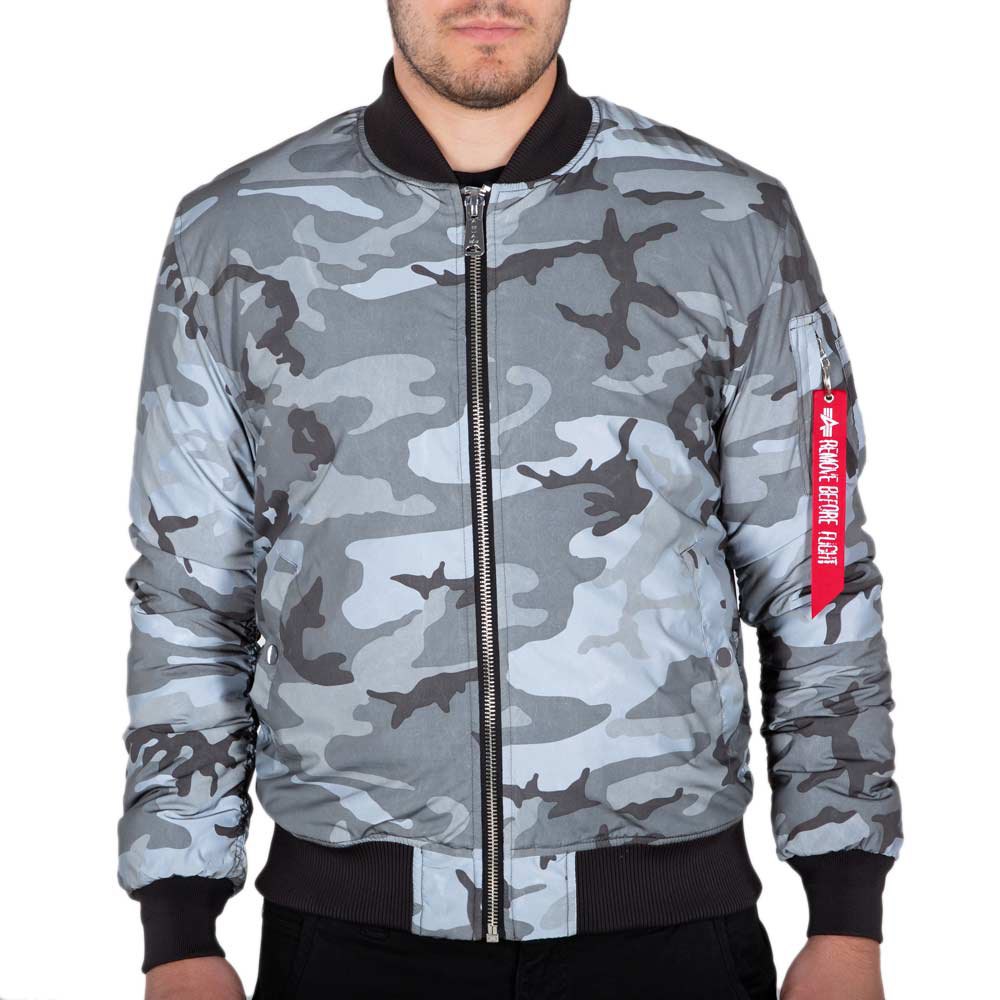 Alpha Industries Ma-1 Vf 59 Reflective Camo Jacke XL Black Camo günstig online kaufen