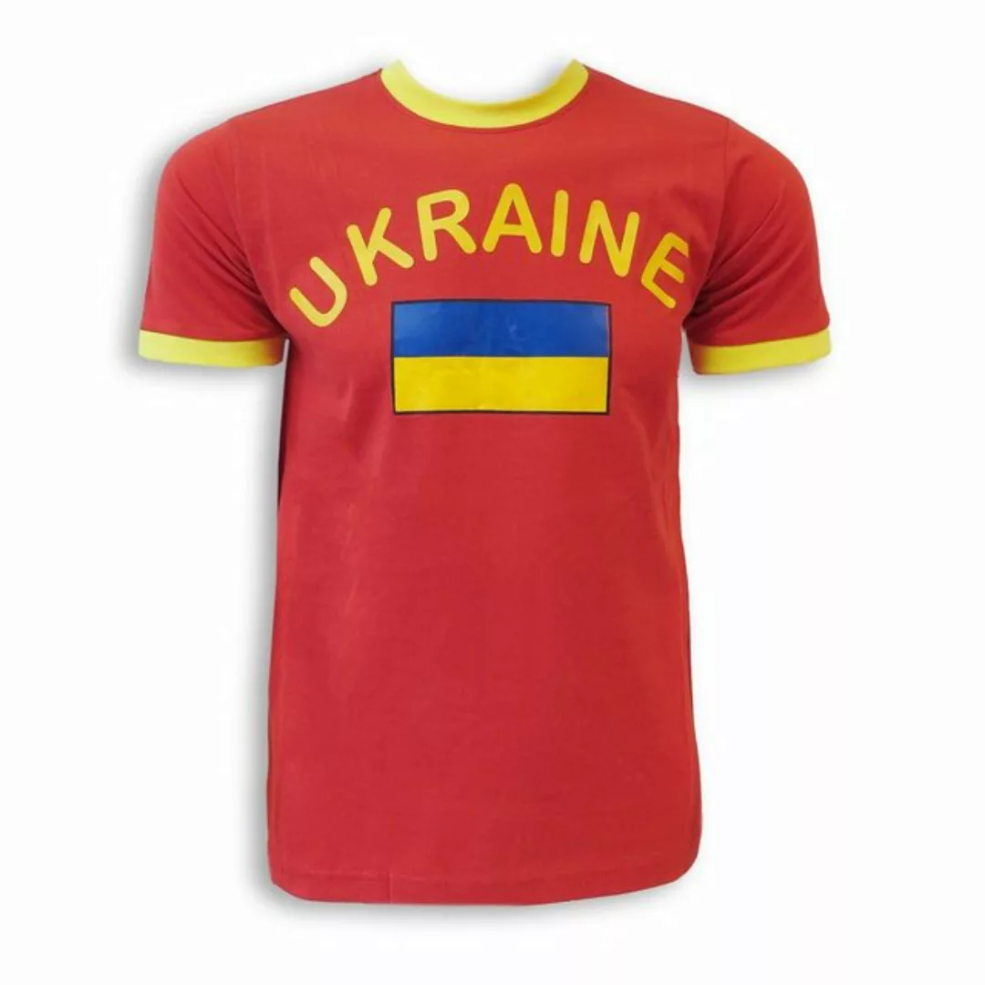 Sonia Originelli T-Shirt Fan-Shirt "Ukraine" Unisex Fußball WM EM Herren T- günstig online kaufen