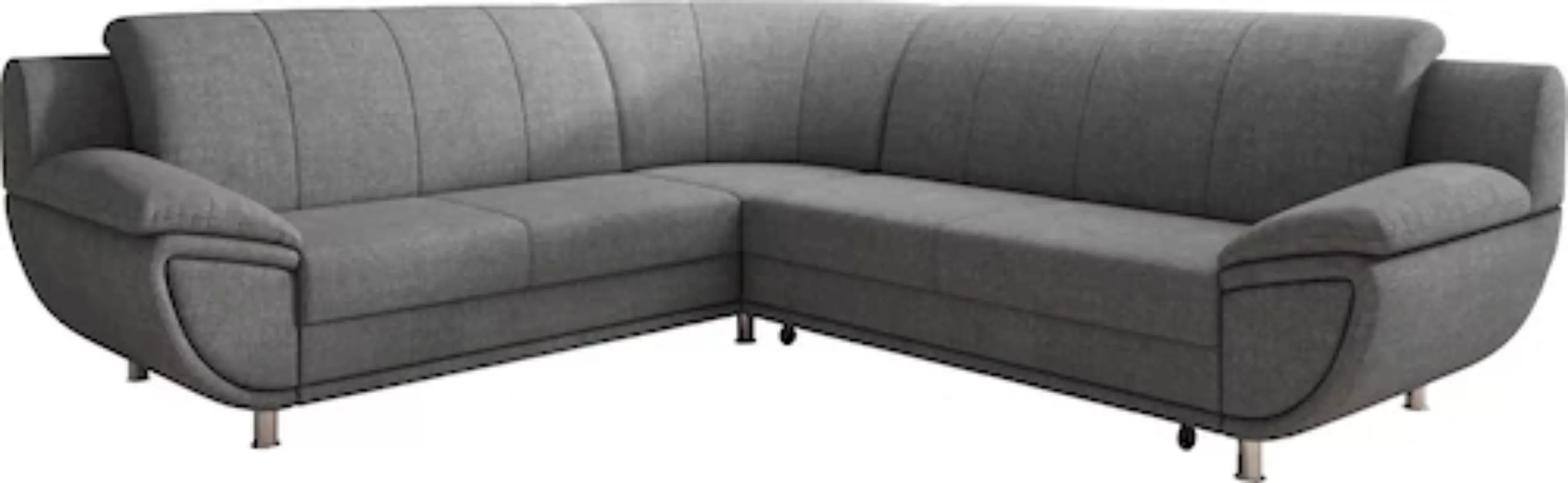 TRENDMANUFAKTUR Ecksofa "Rondo II, L-Form", wahlweise mit Federkern, wahlwe günstig online kaufen