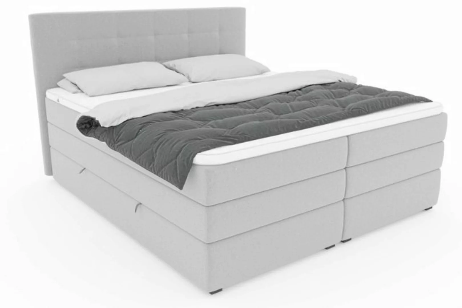 Stylefy Boxspringbett Dante (Schlafzimmerbett, Bett), gepolstert günstig online kaufen