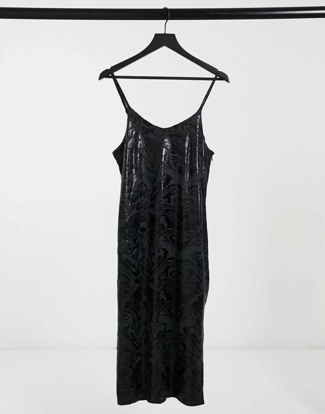 Bolongaro Trevor – Billie – Trägerkleid mit Print in Schwarz-Mehrfarbig günstig online kaufen