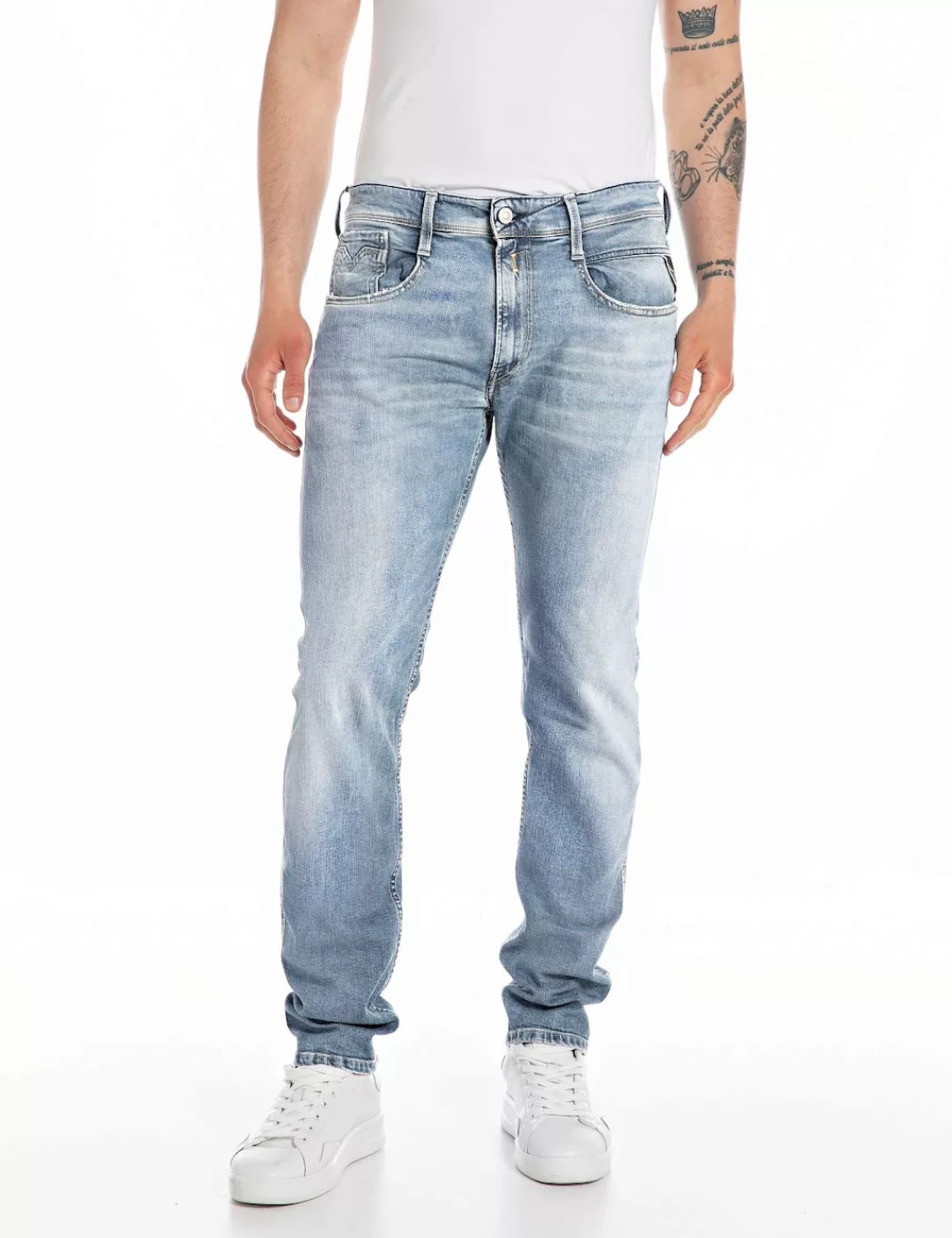 Replay Slim-fit-Jeans "Anbass" günstig online kaufen