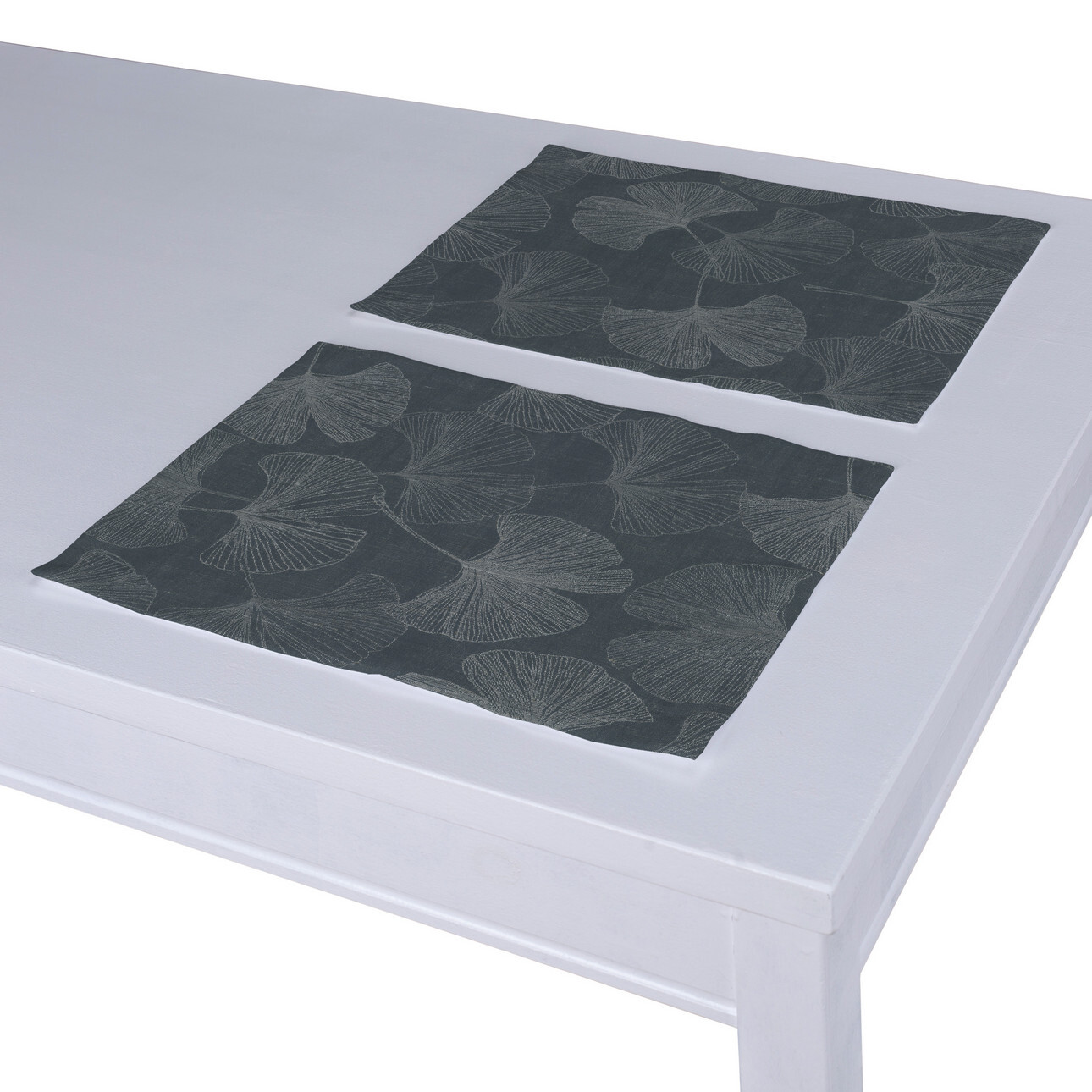 Tischset 2 Stck., graphite-silbern, 30 x 40 cm, Flowers (143-52) günstig online kaufen
