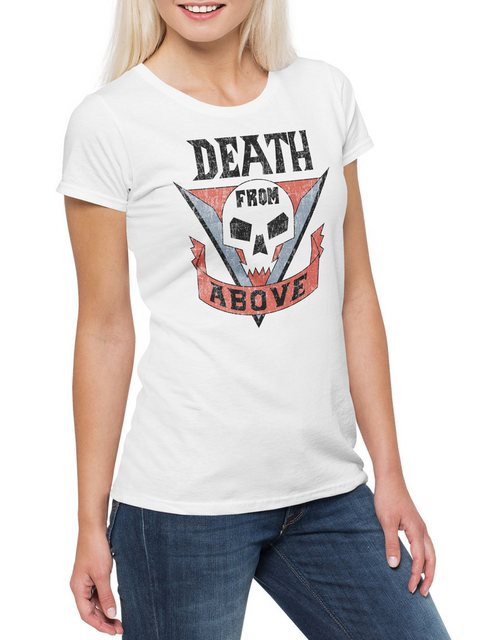 Urban Backwoods Print-Shirt Death From Above Damen T-Shirt Rico's Tattoo St günstig online kaufen