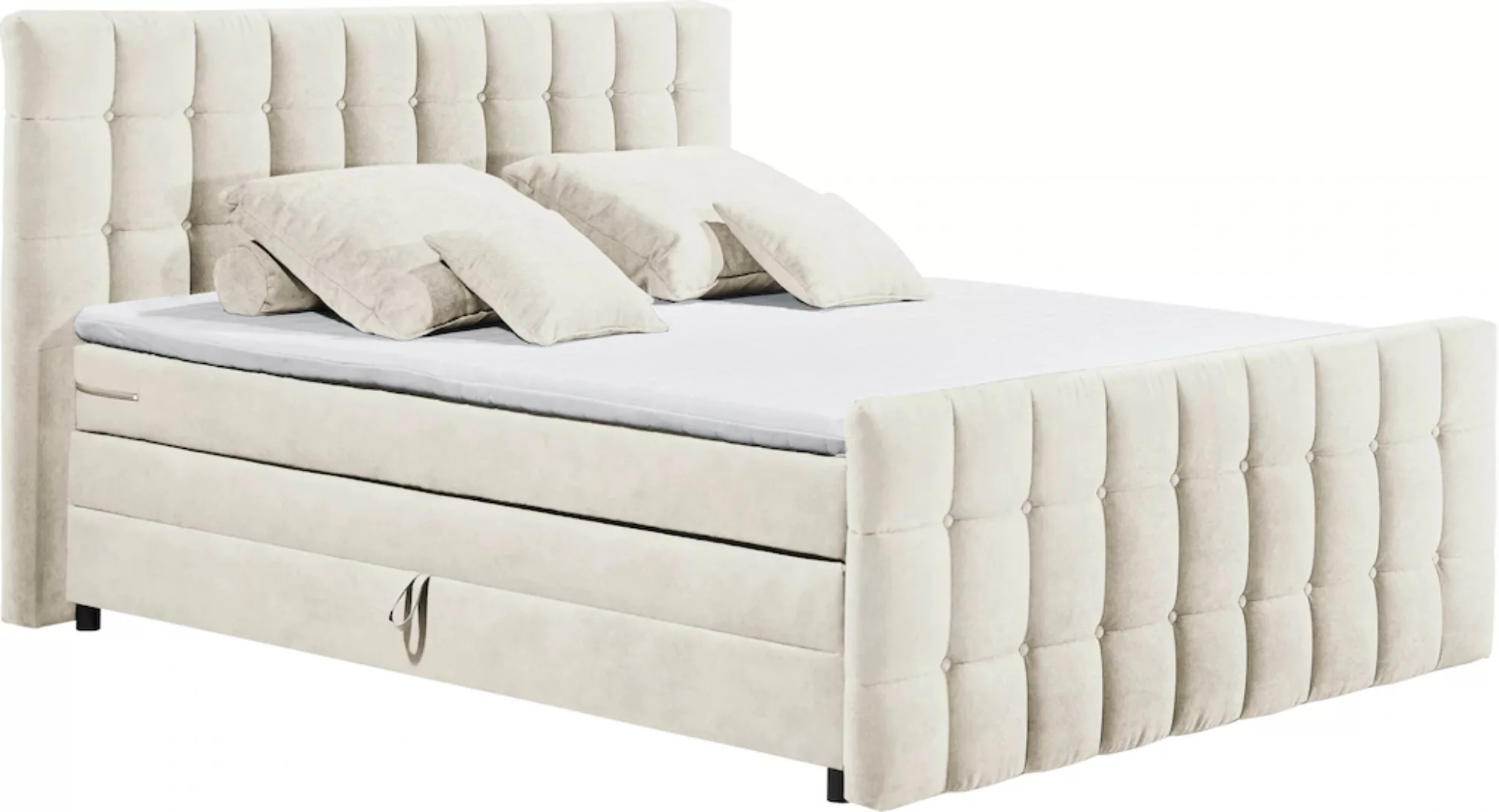 ED EXCITING DESIGN Boxspringbett "Mendoza", inkl. Bettkasten, erhältlich in günstig online kaufen