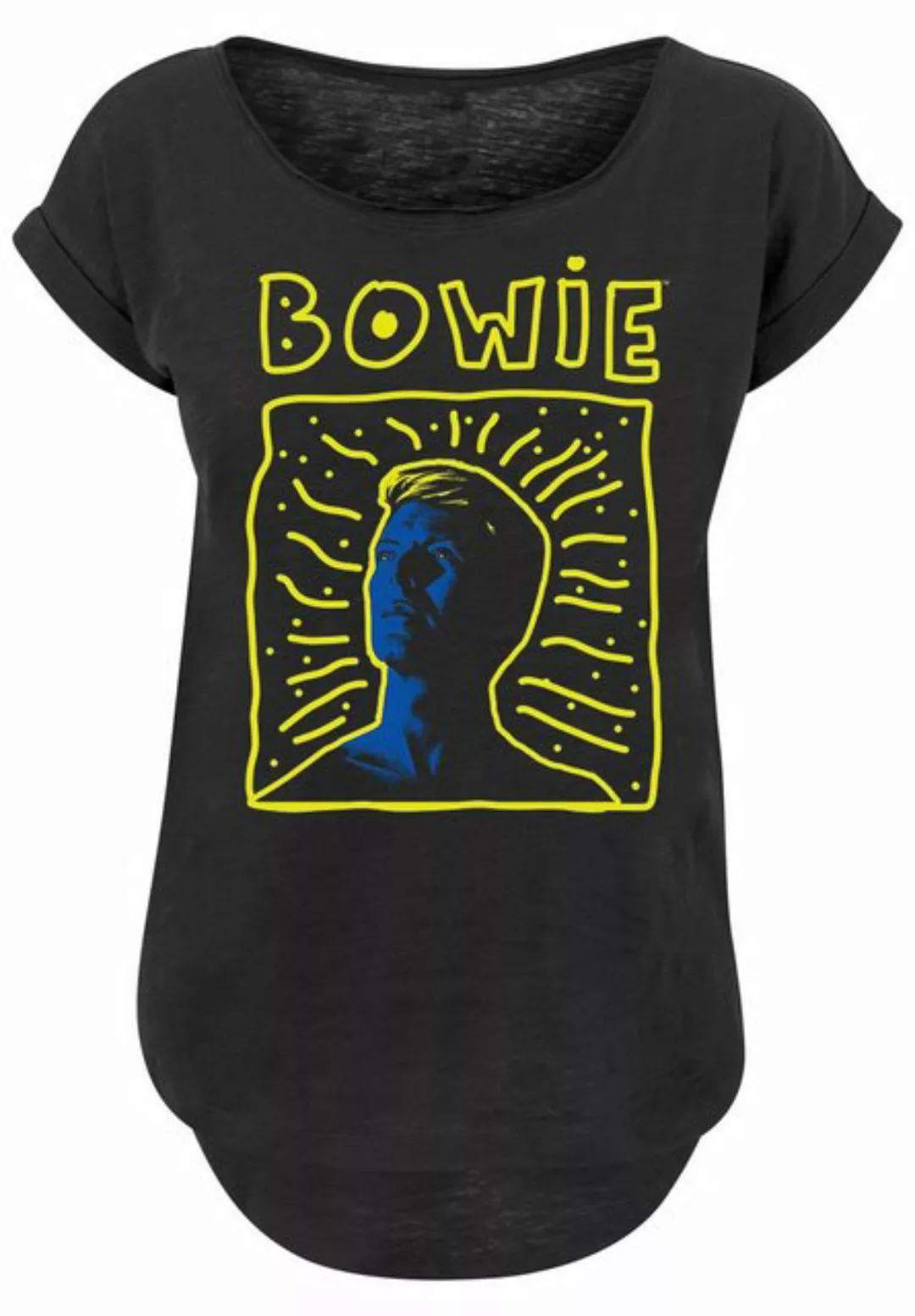 F4NT4STIC T-Shirt "Long Cut T-Shirt David Bowie 90s Frame", Damen,Premium M günstig online kaufen