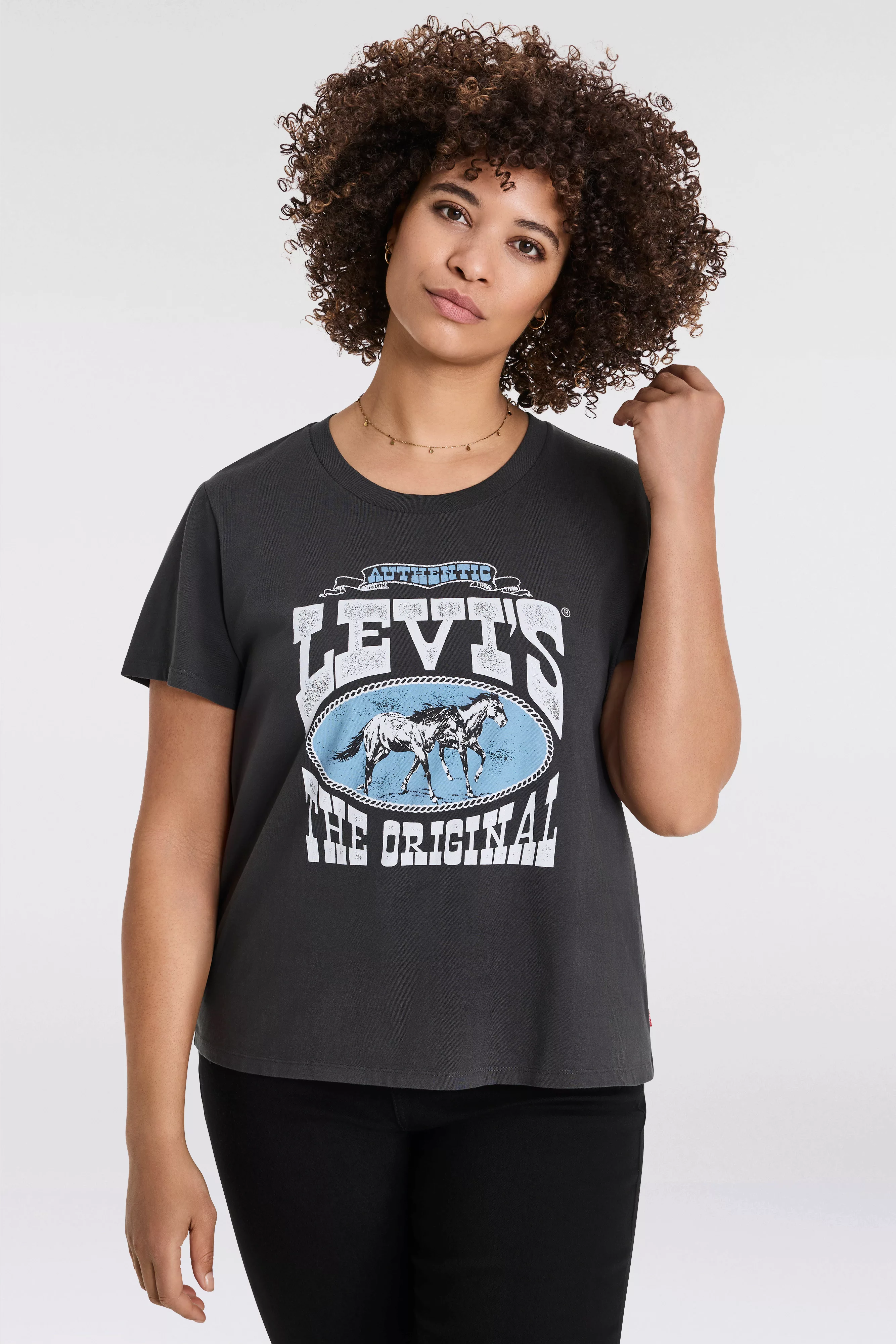 Levis Plus T-Shirt "PL PERFECT TEE", mit Logodruck günstig online kaufen