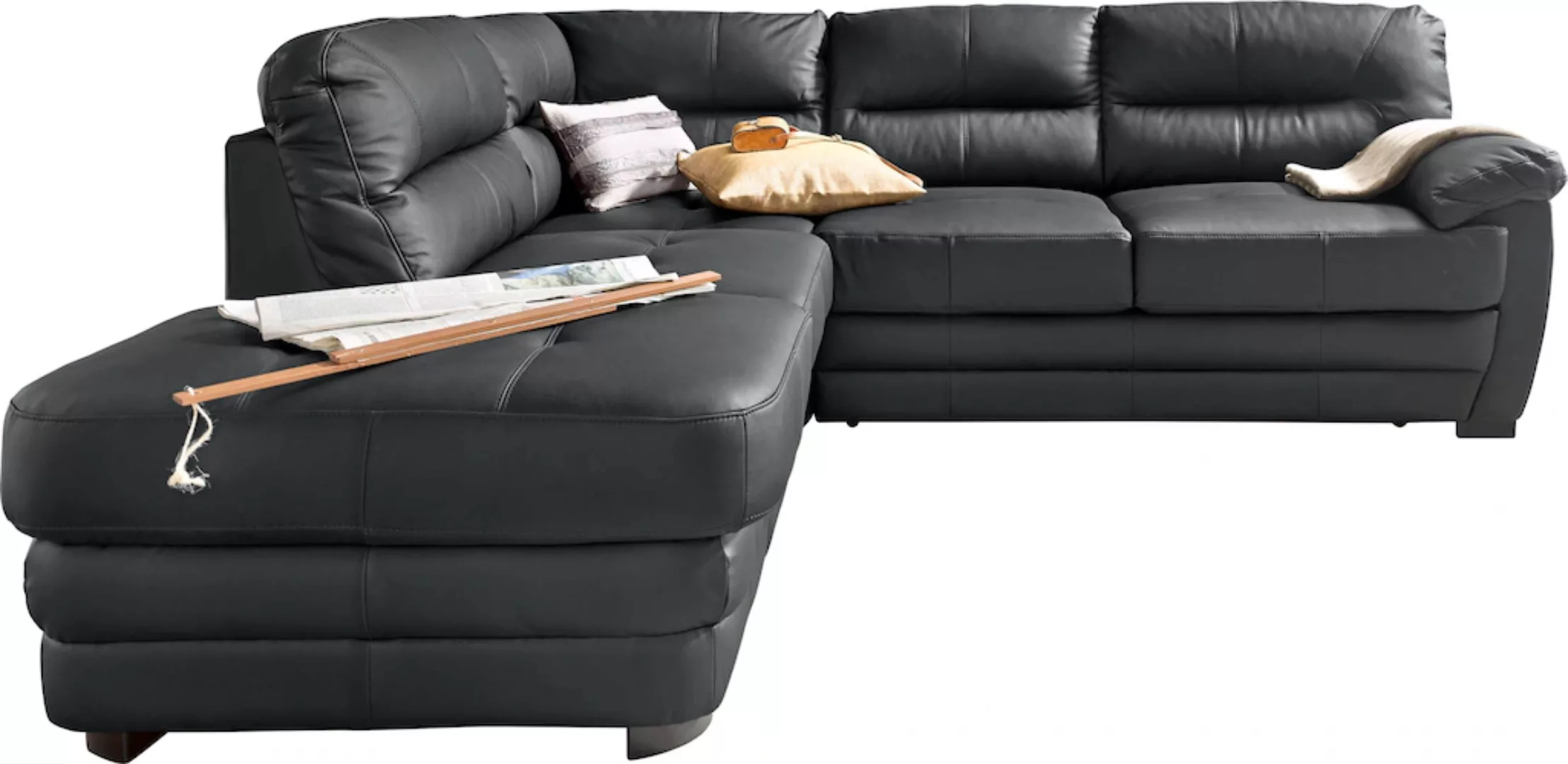 COTTA Ecksofa "Royale L-Form", wahlweise mit Bettfunktion günstig online kaufen