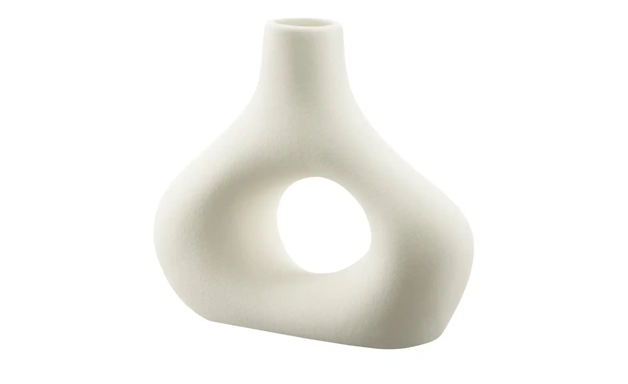 HOME STORY Vase ¦ weiß ¦ Porzellan ¦ Maße (cm): B: 5 H: 13,7 Accessoires > günstig online kaufen