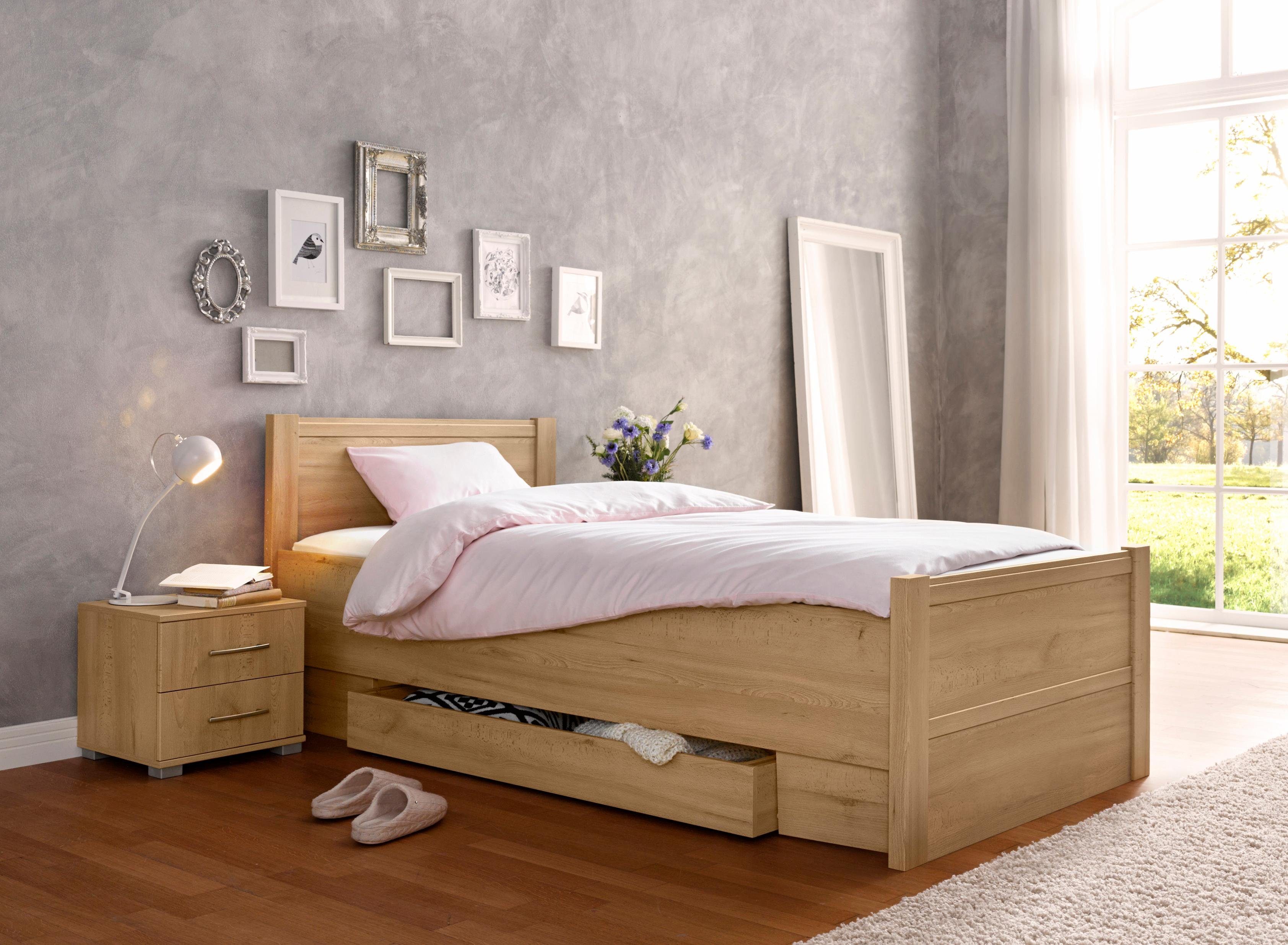 priess Bett "Husum Schlafzimmer Jugendzimmer Rahmenbett", mit Komforthöhe v günstig online kaufen