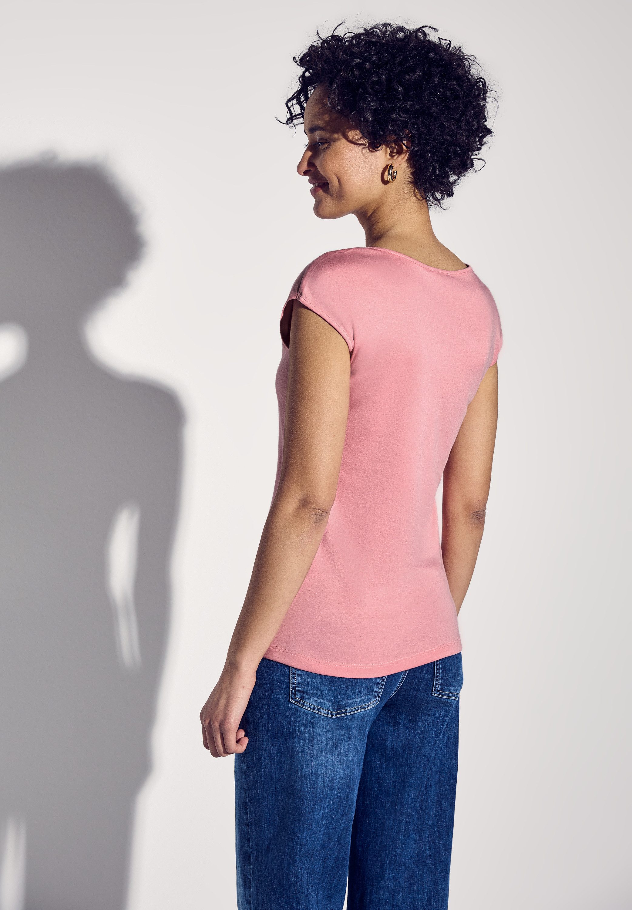 STREET ONE V-Shirt, doppellagig günstig online kaufen