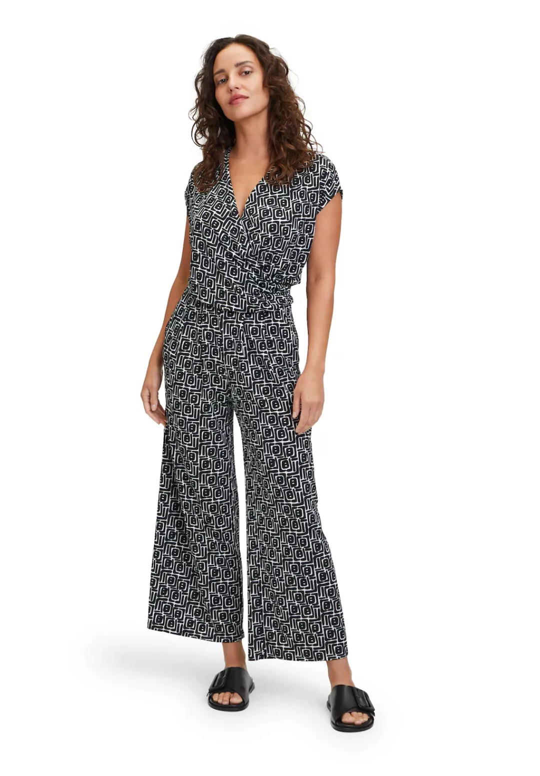 Vera Mont Overall "Vera Mont Jumpsuit in 7/8 Länge", (1 tlg.), Muster günstig online kaufen