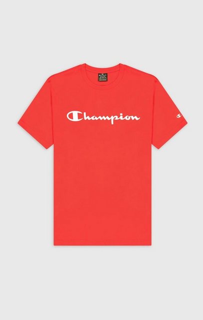 Champion T-Shirt Champion Herren Crewneck T-Shirt Rundhals mit Logo günstig online kaufen