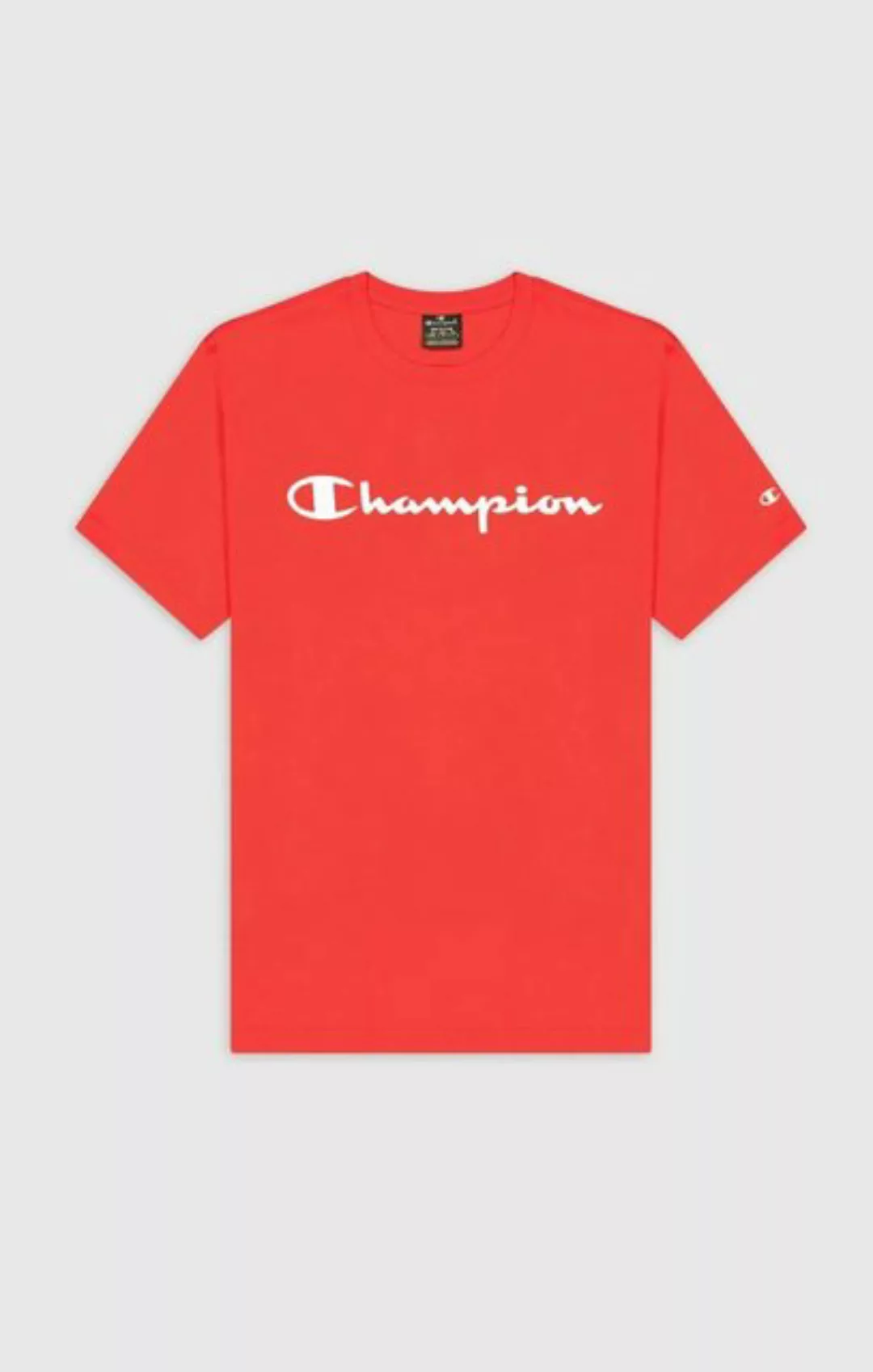 Champion T-Shirt Champion Herren Crewneck T-Shirt Rundhals mit Logo günstig online kaufen