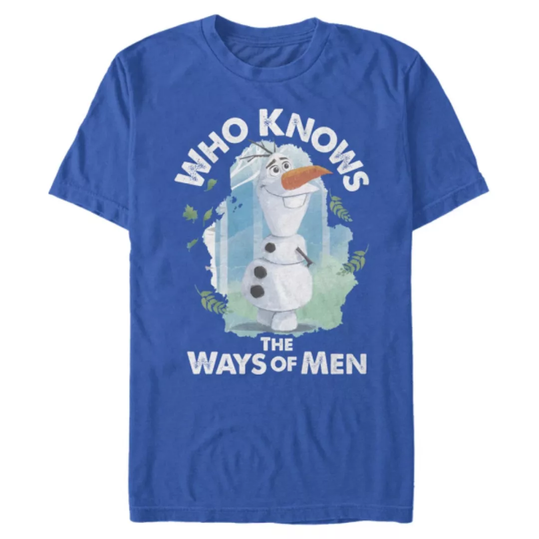 Disney - Eiskönigin - Olaf Ways of Men - Männer T-Shirt günstig online kaufen