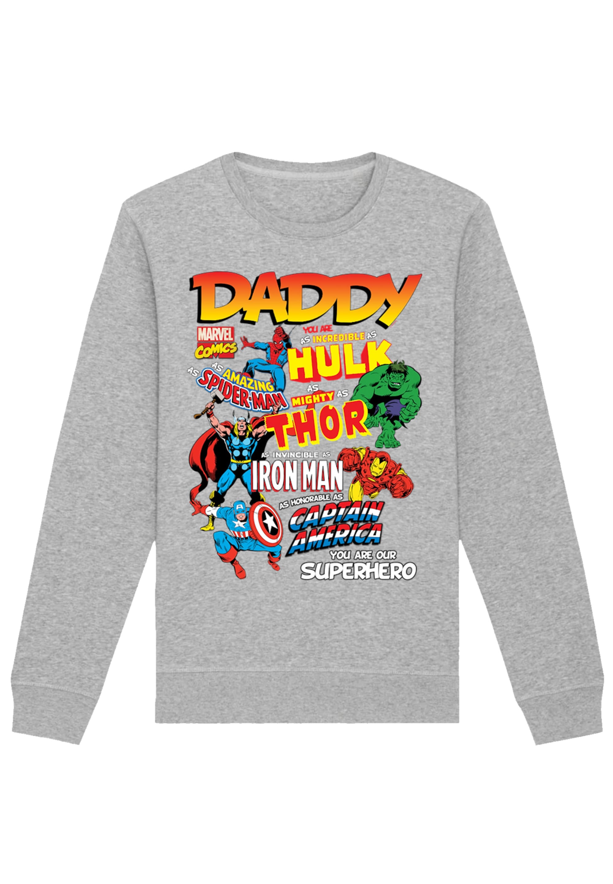 F4NT4STIC Sweatshirt "Marvel Comics Our Dad Superhero", Premium Qualität günstig online kaufen