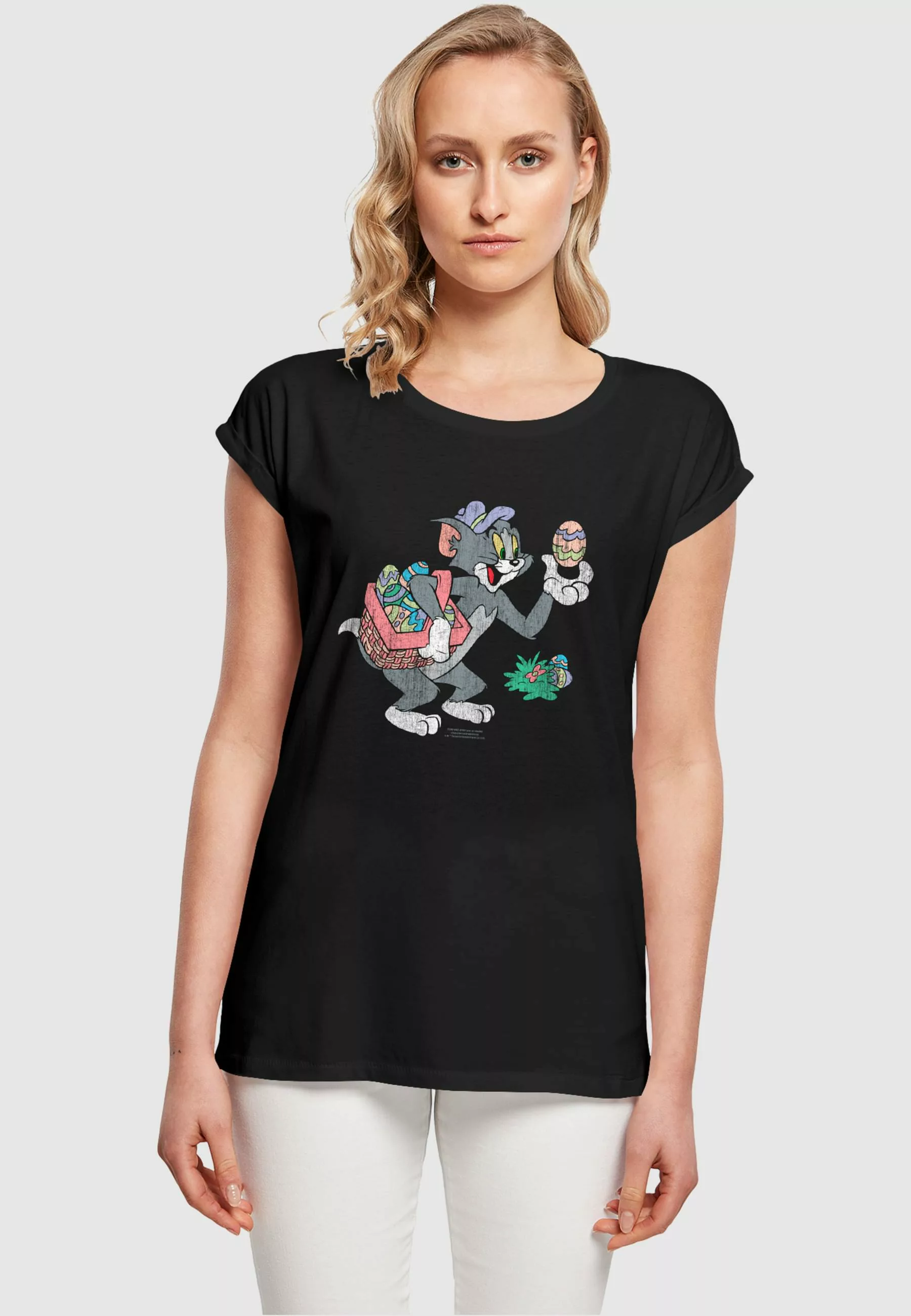 ABSOLUTE CULT T-Shirt "ABSOLUTE CULT Damen Ladies Tom and Jerry - Tom Egg H günstig online kaufen