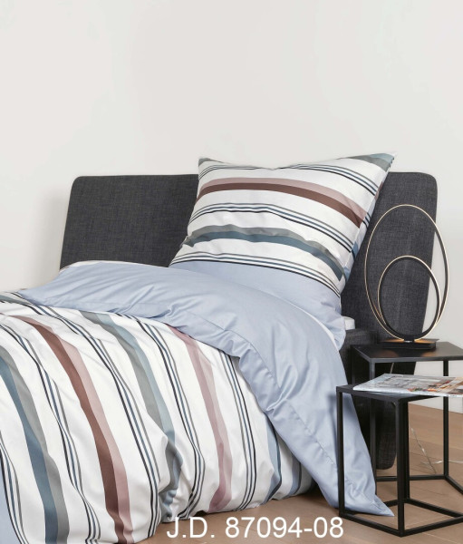 Janine Janine Mako-Satin Bettwäsche J.D. 87094 platin naturell Größe:  200x günstig online kaufen