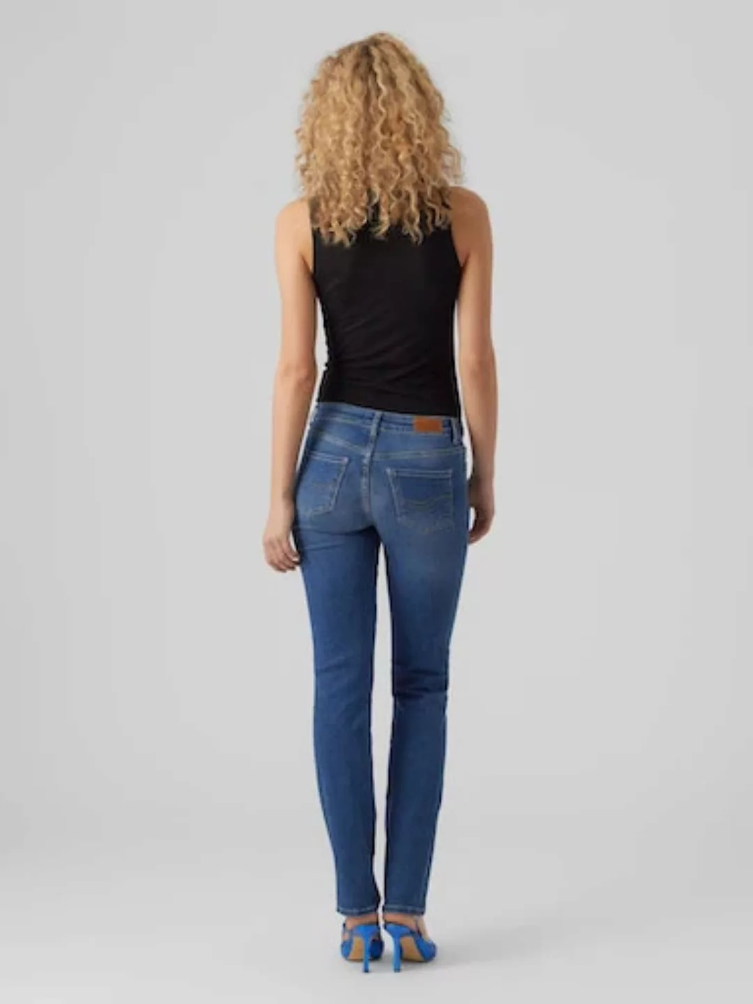 Vero Moda Straight-Jeans VMDAF MR STRAIGHT JEANS DO317 NOOS günstig online kaufen