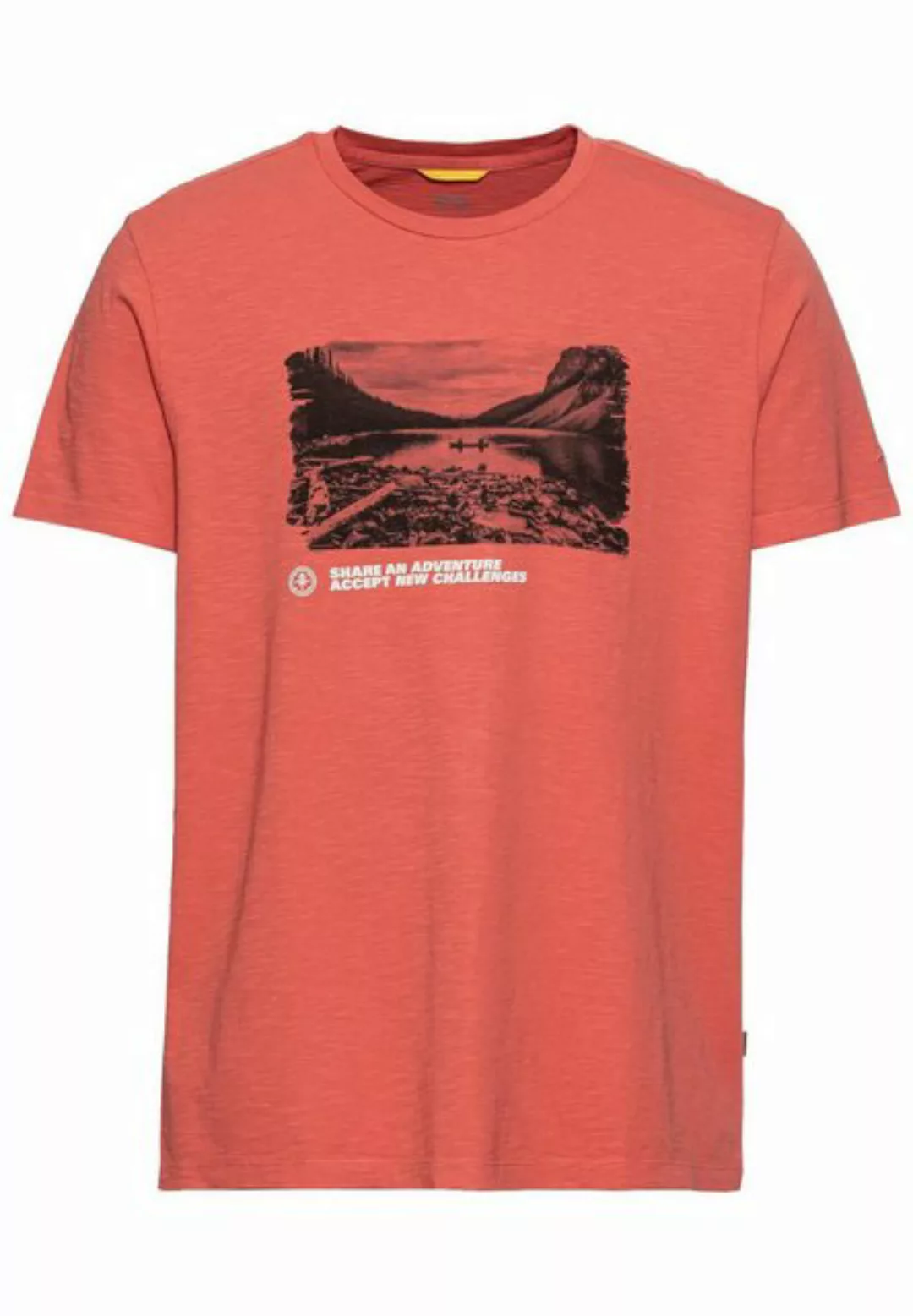 camel active T-Shirt T-Shirt 1/2 Arm, Faded Red günstig online kaufen