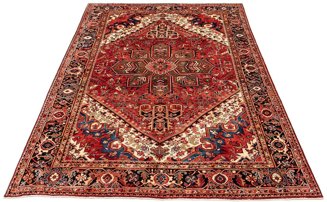 morgenland Orientteppich »Perser - Nomadic - 377 x 280 cm - dunkelrot«, rec günstig online kaufen