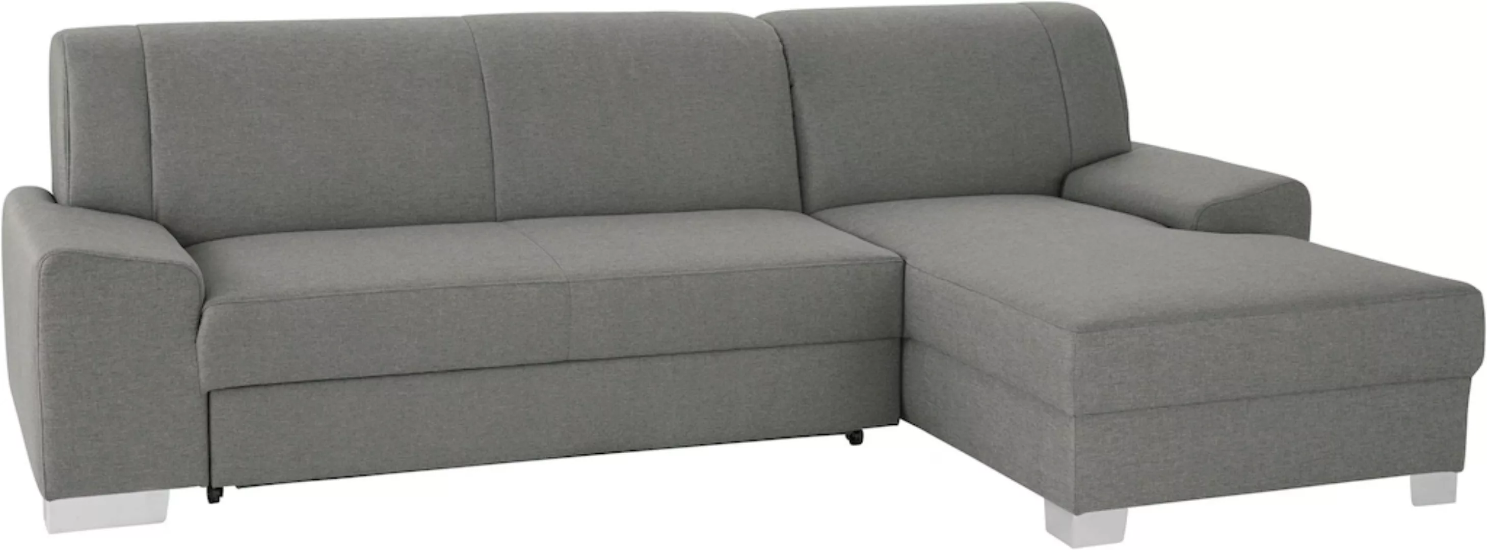 DOMO collection Ecksofa "Anzio L-Form", wahlweise mit Bettfunktion und Fede günstig online kaufen