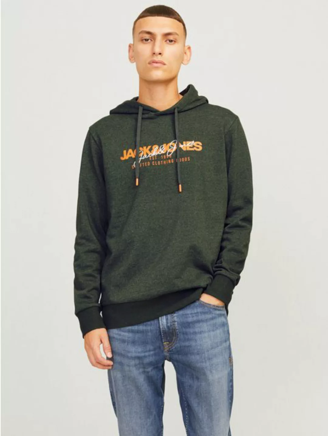 Jack & Jones Kapuzensweatshirt JJALVIS SWEAT HOOD günstig online kaufen