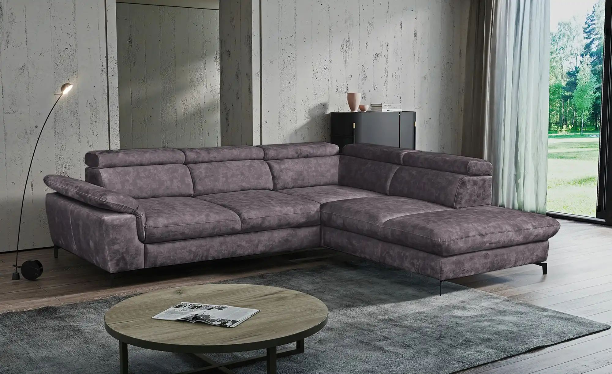 switch Ecksofa  Alegra ¦ braun ¦ Maße (cm): B: 277 H: 93 T: 237 Polstermöbe günstig online kaufen