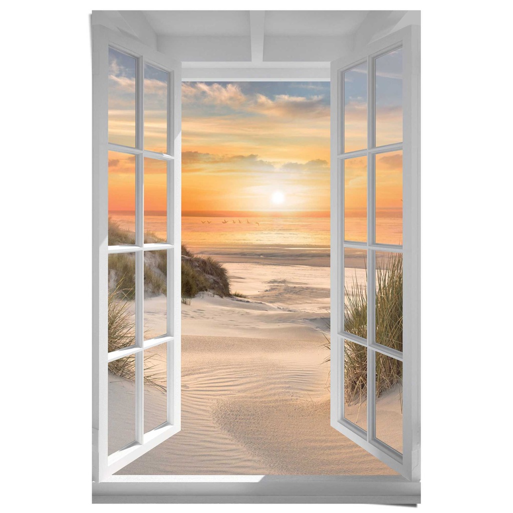 Reinders! Poster »Beautiful Dunes Window« günstig online kaufen