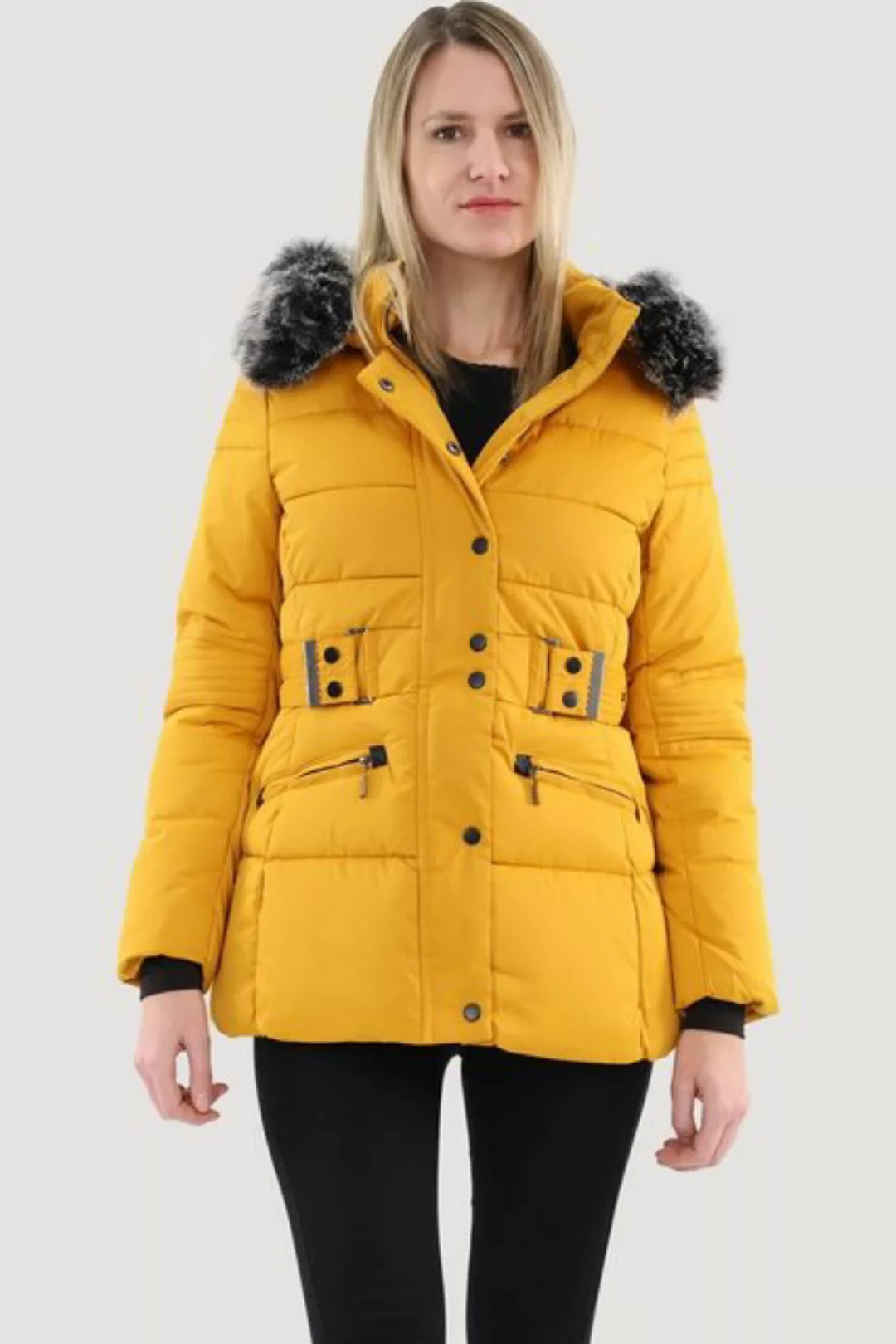 malito more than fashion Steppjacke 81169 figurbetonte gefütterte Winterjac günstig online kaufen