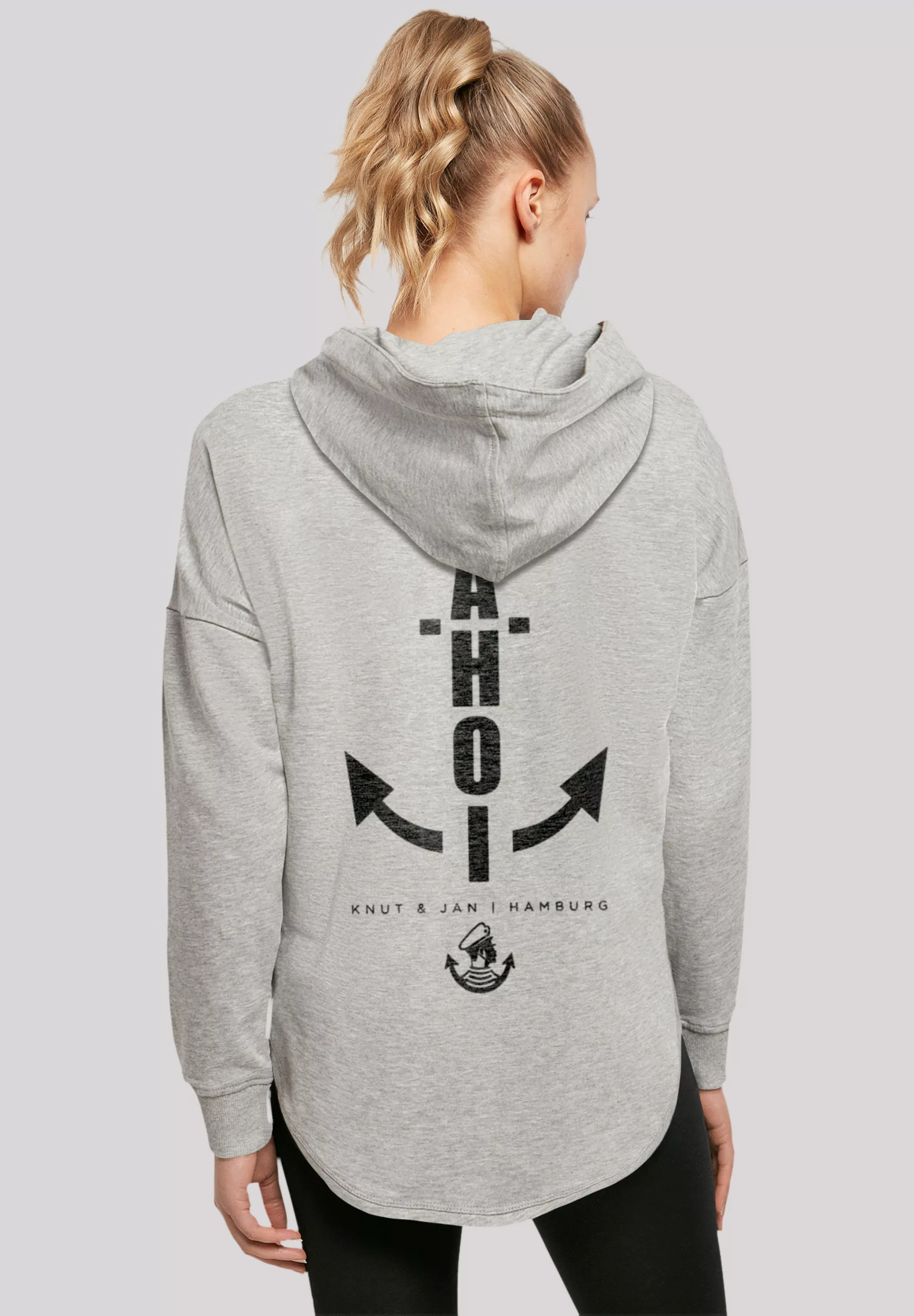 F4NT4STIC Kapuzenpullover "Ahoi Anker Knut & Jan Hamburg", Print günstig online kaufen