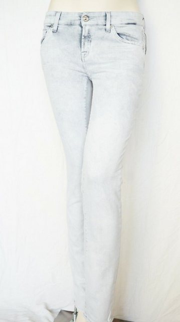 Skinny-fit-Jeans 7 For All Mankind Damen Jeans, Olivya Low Skinny Salz Grau günstig online kaufen