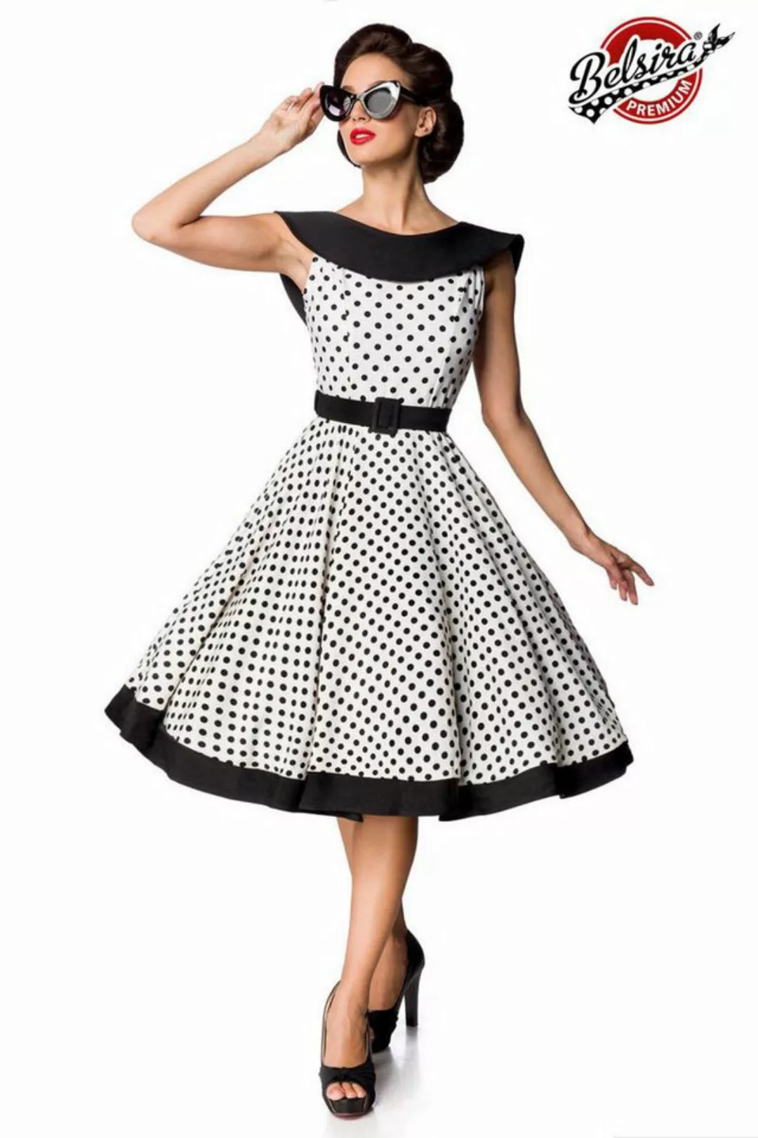 BELSIRA Trachtenkleid Belsira - Premium Vintage Swing-Kleid - (2XL,3XL,4XL, günstig online kaufen