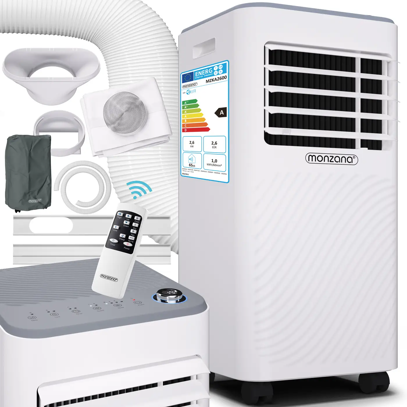 Mobile Klimaanlage MZKA2600 Weiß App, Sprachsteuerung günstig online kaufen