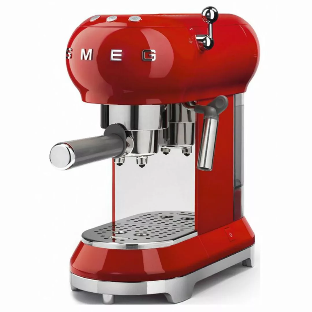 Smeg - ECF01 Espresso Kaffeemaschine mit Siebträger - rot/BxHxT 33x14,9x30c günstig online kaufen