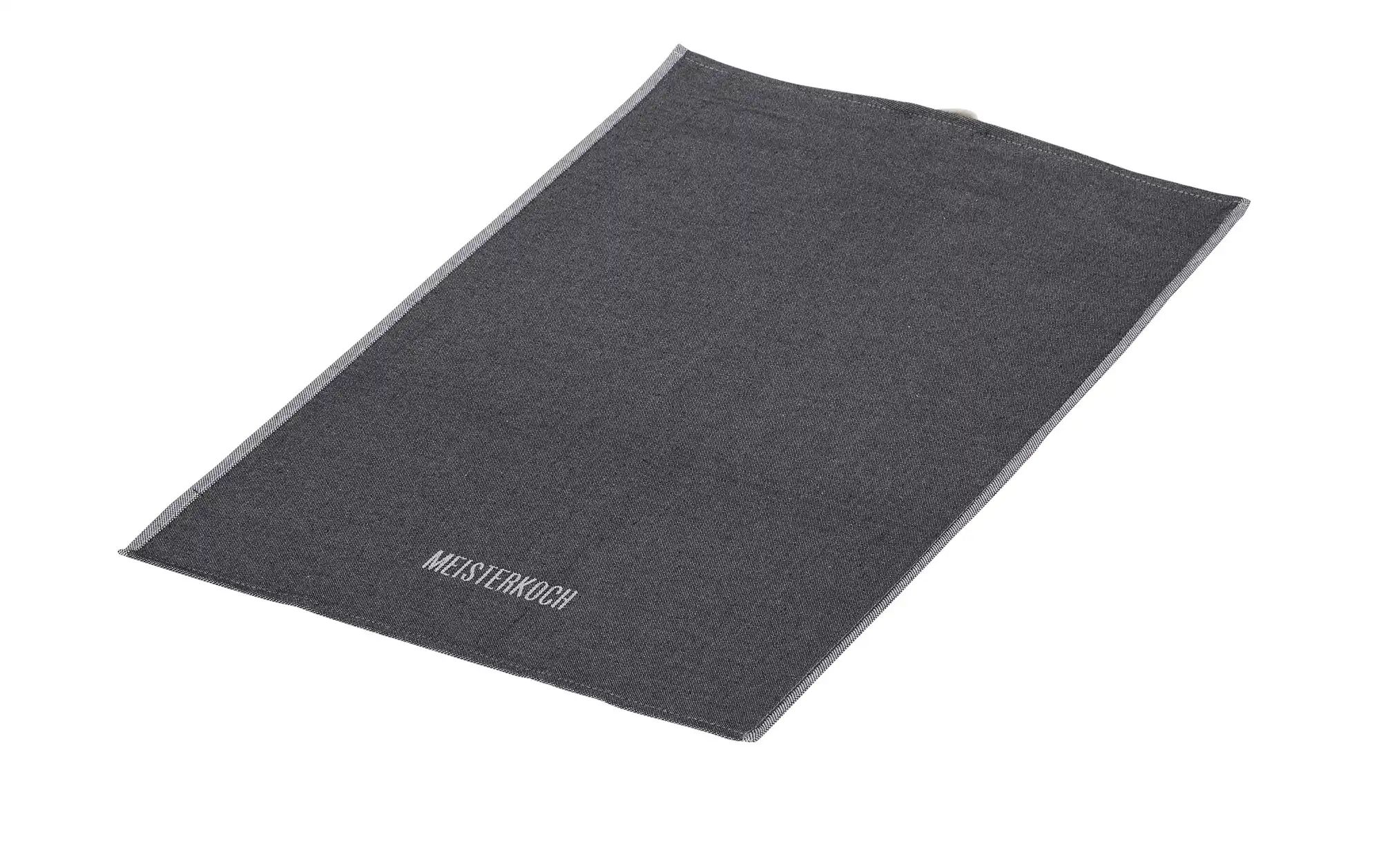 Meisterkoch Geschirrtuch  Meisterkoch  ¦ schwarz ¦ 100% Baumwolle ¦ Maße (c günstig online kaufen
