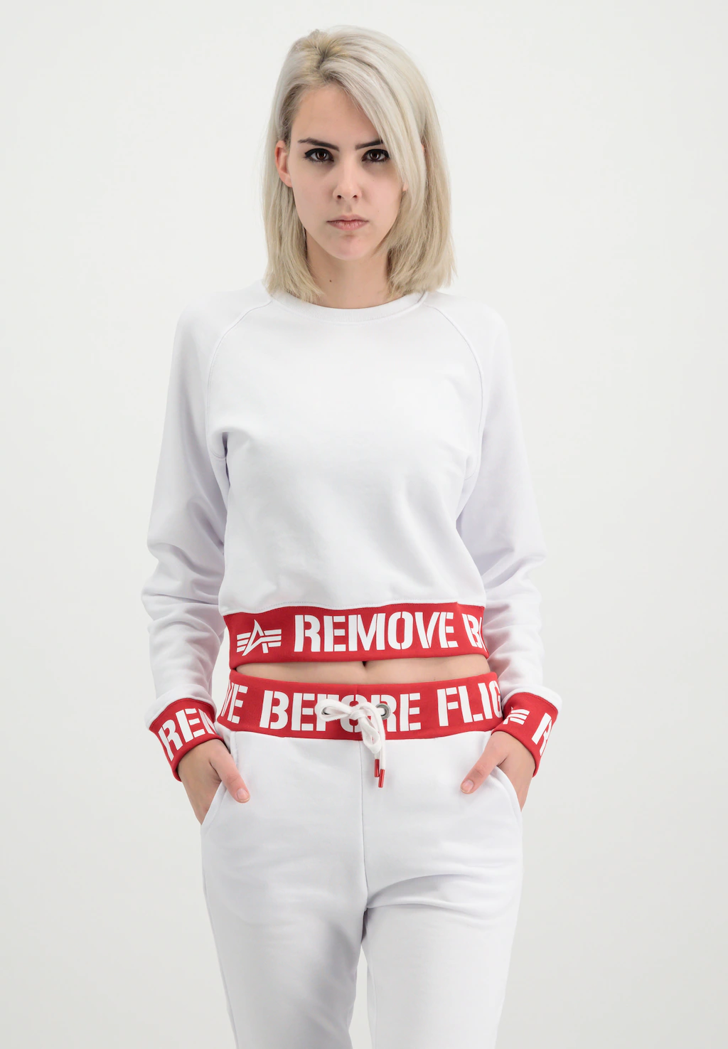 Alpha Industries Sweater "ALPHA INDUSTRIES Women - Sweatshirts RBF Cropped günstig online kaufen