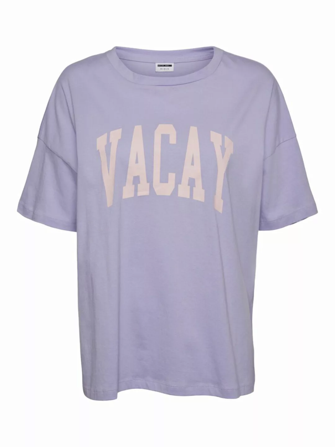 NOISY MAY Oversize T-shirt Damen Violett günstig online kaufen
