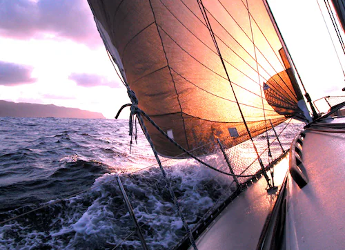 Papermoon Fototapete »Sailing to Sunset« günstig online kaufen