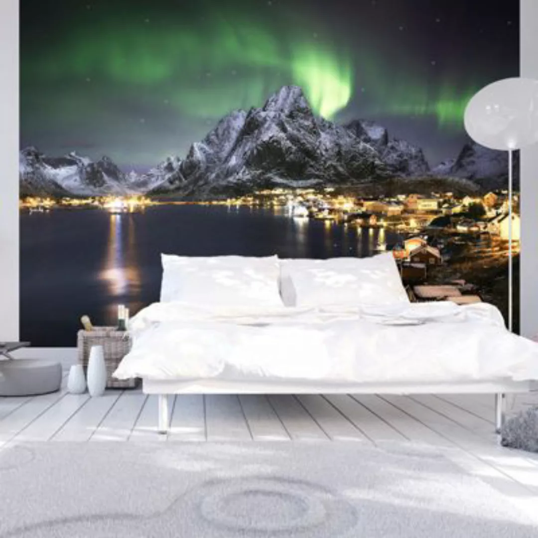 artgeist Fototapete Aurora borealis mehrfarbig Gr. 100 x 70 günstig online kaufen
