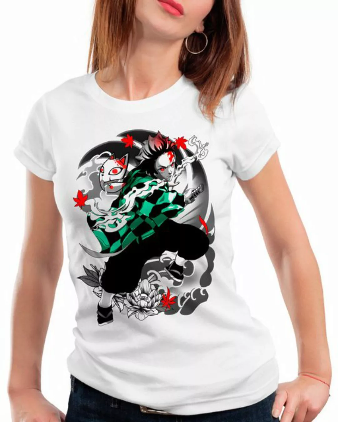 style3 T-Shirt Tanjiro Venegance demon slayer anime japan manga günstig online kaufen