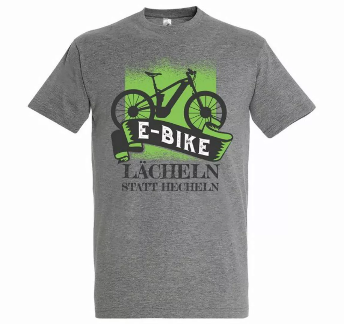 Youth Designz T-Shirt E-Bike Lächeln Statt Hecheln Herren Shirt mit lutsige günstig online kaufen