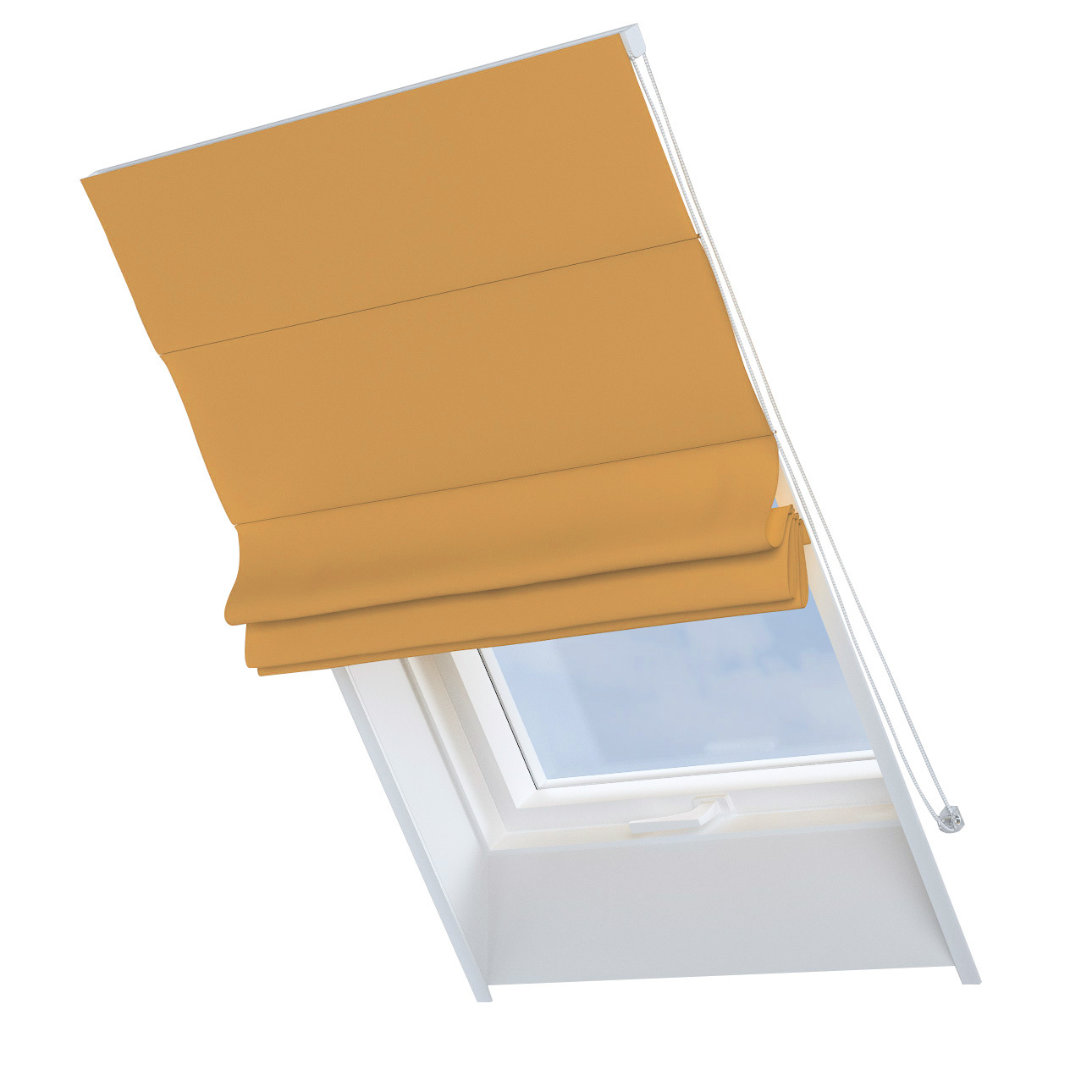 Dekoria Dachfenster-Raffrollo Rimini, honiggelb, 50 x 60 cm günstig online kaufen
