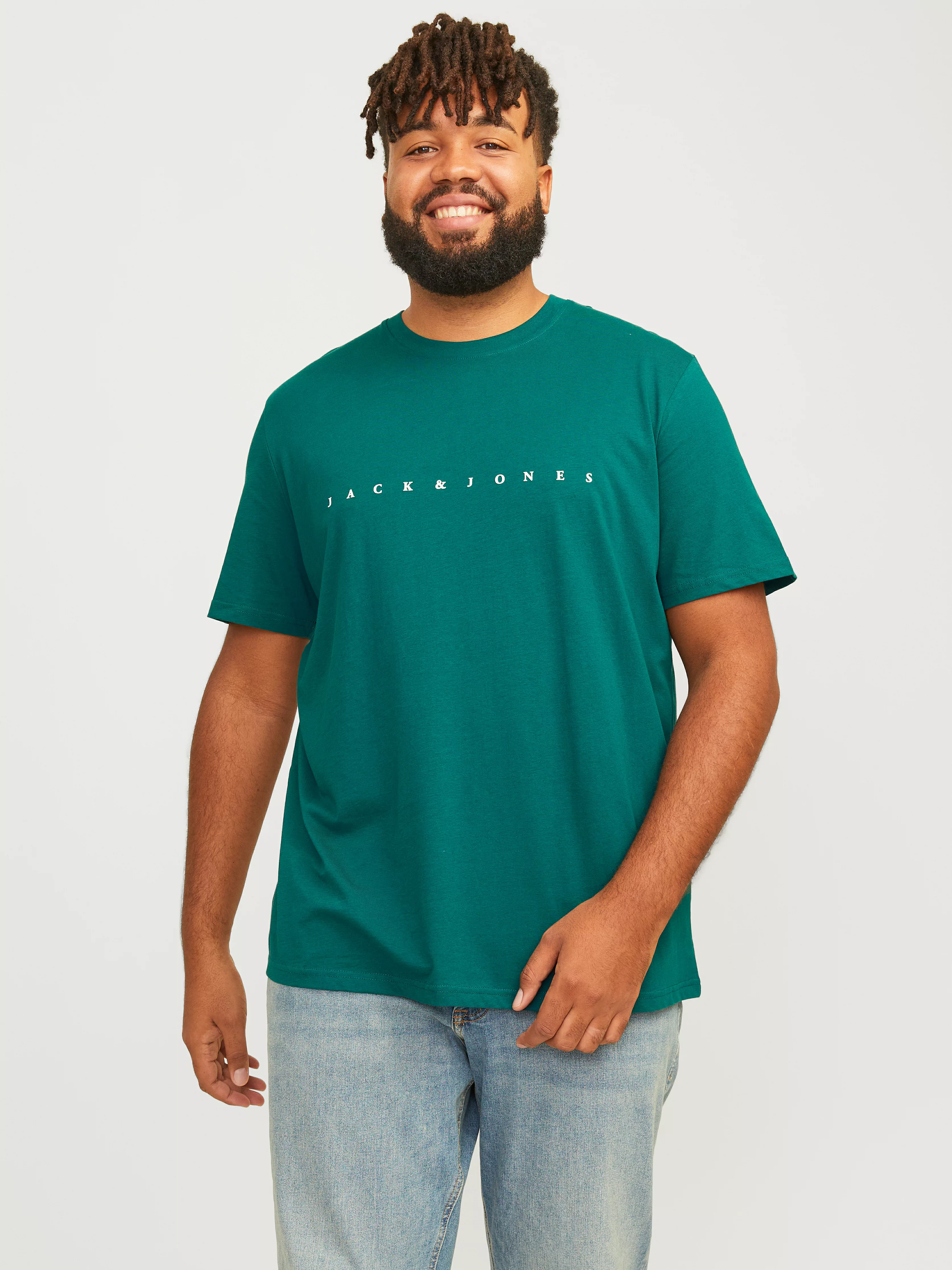 Jack & Jones Rundhalsshirt JJESTAR JJ TEE SS NOOS mit Logo Schriftzug günstig online kaufen